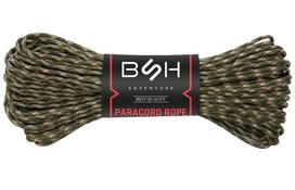 BSH ADVENTURE BR-005D Paracord virvė 30m Camo