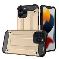 Hybrid Armor dėklas iPhone 13 Pro Max – auksinis