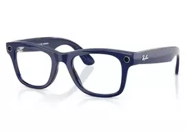 Ray-Ban Meta Wayfarer 4012 6628MF 53 GEN2 Rėmeliai blizgūs tamsiai mėlyni (Fotochrominiai safyro spalvos lęšiai (su blue light filtru))