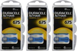 Duracell Activair elementai klausos aparatams 675 PR44, 18 vnt.