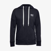 Under Armour Rival Fleece Fz Hoodie Black - Dydis XL (1356400-001 Džemperiai)