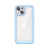 Sustiprintas dėklas iPhone 15 Plus Outer Space – mėlynas