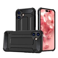 Hybrid Armor dėklas iPhone 16 Plus – juodas