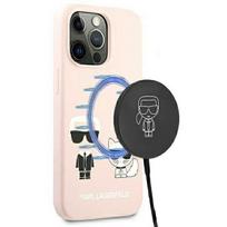 Karl Lagerfeld MagSafe dėklas iPhone 13/13 Pro – rožinis