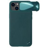 Nillkin CamShield Leather S dėklas iPhone 14 Plus – žalias