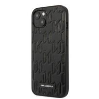 Karl Lagerfeld Monogram Plaque dėklas iPhone 13 mini – juodas