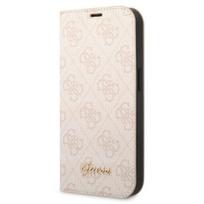 Guess knygutės dėklas iPhone 14 Pro Max – rožinis
