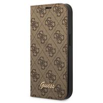 Guess BookCase dėklas iPhone 14 Pro Max – rudas