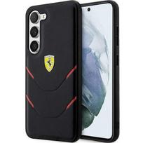 Ferrari Hot Stamp Lines dėklas Samsung Galaxy S23+ – juodas