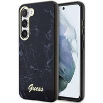 Guess Marble dėklas Samsung Galaxy S23 – juodas