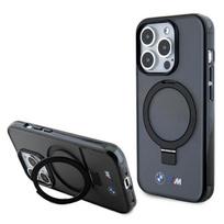 BMW MagSafe dėklas su stovu iPhone 15 Pro – juodas