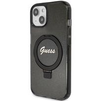 Guess MagSafe dėklas su žiedu iPhone 13/14/15 – juodas