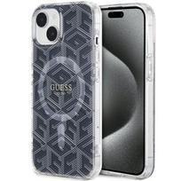 Guess MagSafe dėklas iPhone 15 Plus / 14 Plus – juodas