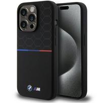 BMW M MagSafe silikoninis dėklas iPhone 15 Pro – juodas