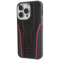 Audi odinis MagSafe dėklas iPhone 14 Pro Max – juodai raudonas
