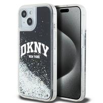 DKNY blizgus dėklas iPhone 14/15/13 – juodas