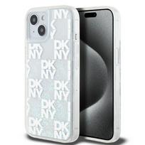 DKNY Liquid Glitter dėklas iPhone 15/14/13 – rožinis