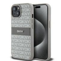 DKNY dėklas iPhone 15 Plus / 14 Plus – smėlinis