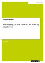 Reading Log of The Fault in Our Stars by John Green