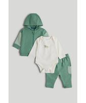 MOTHERCARE džemperis, smėlinukas ir kelnės, AX85101, cm
