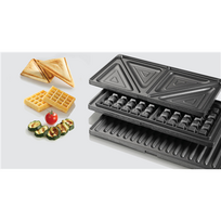 Gorenje Sandwich Maker | SM703GCG | 700 W | 3 Plates | 2 Pastry Plates | Grey