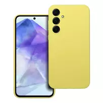 OEM 2mm silicone phone case for Samsung Galaxy A55 5G (A556), yellow