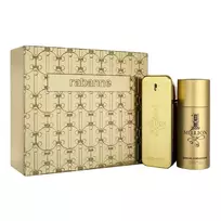 Paco Rabanne Set: 1 Million, Eau de Toilette, for men, 50 ml + 1 Million, Deodorant Stick, for men, 75 ml