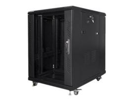 Lanberg | Rack cabinet 19″ free-standing 15U/600×800 (flat pack) | FF01-6815-12B | Black