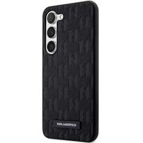 Karl Lagerfeld Saffiano Monogram dėklas Samsung Galaxy S24 – juodas