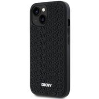 DKNY 3D guminis dėklas iPhone 15/14/13 – juodas