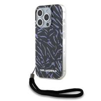 Karl Lagerfeld zebra dėklas iPhone 15 Pro Max – violetinis