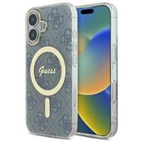 Guess IML 4G MagSafe dėklas iPhone 16 – mėlynas