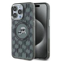 Karl Lagerfeld MagSafe dėklas iPhone 15 Pro Max – juodas