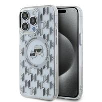 Karl Lagerfeld MagSafe dėklas iPhone 15 Pro Max – skaidrus