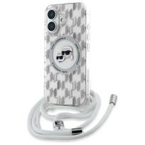 Karl Lagerfeld MagSafe dėklas iPhone 16 – skaidrus