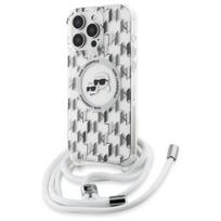 Karl Lagerfeld MagSafe dėklas iPhone 16 Pro Max – skaidrus