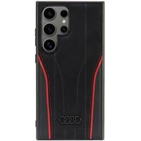 Audi odinis MagSafe dėklas S24 Ultra – juodai raudonas