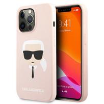 Karl Lagerfeld silikoninis dėklas iPhone 13/13 Pro – rožinis