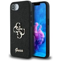 Guess blizgantis 4G dėklas iPhone 16e – juodas