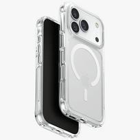 Uniq MagClick dėklas iPhone 17 Pro – skaidrus, blizgus