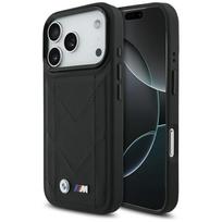 BMW M Quilted MagSafe dėklas iPhone 17 Pro – juodas
