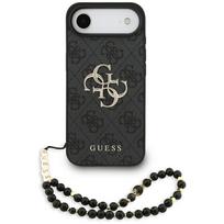 Guess 4G dėklas iPhone Air – juodas su dirželiu