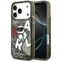 Karl Lagerfeld MagSafe dėklas iPhone 17 Pro – juodas