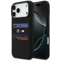 BMW M silikoninis MagSafe dėklas iPhone 17 Pro Max – juodas