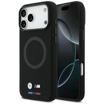 BMW M silikoninis MagSafe dėklas iPhone 17 Pro Max – juodas