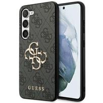 Guess 4G Big Metal Logo dėklas, skirtas Samsung Galaxy S24 - juodas