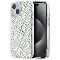 Karl Lagerfeld IML Fullover Logo dėklas, skirtas iPhone 15 / 14 / 13 - auksinis