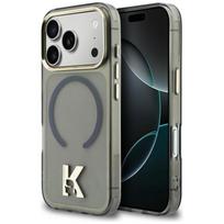 Karl Lagerfeld IML K galvos logotipas MagSafe Dėklas, skirtas iPhone 17 Pro - juodas