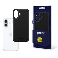 3mk Hardy Apple Silky Leather MagCase, skirtas Apple iPhone 16 Plus – juodas
