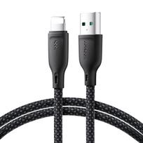 Joyroom laidas Multi-Color Series S-A34 USB-A / Lightning 3A 1m juodas